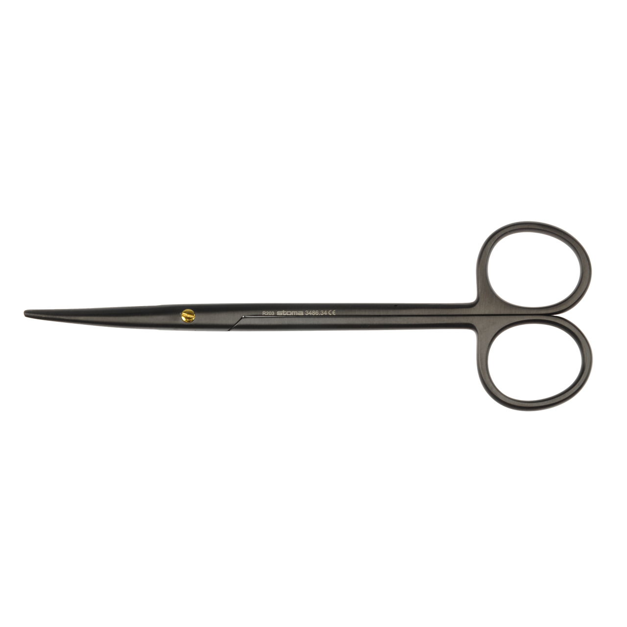 Ciseaux, Metzenbaum, coudés, émoussés/émoussés, 14,5 cm, dark line
